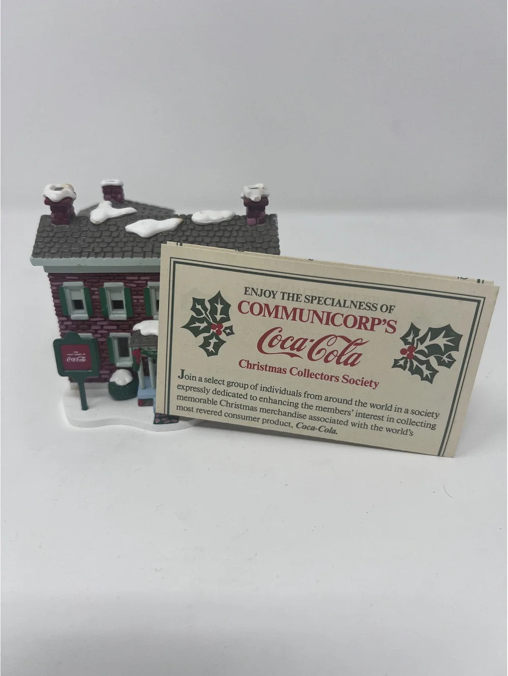 Coca-Cola Trim A Tree Collection Pemberton House Dimensional Ornament